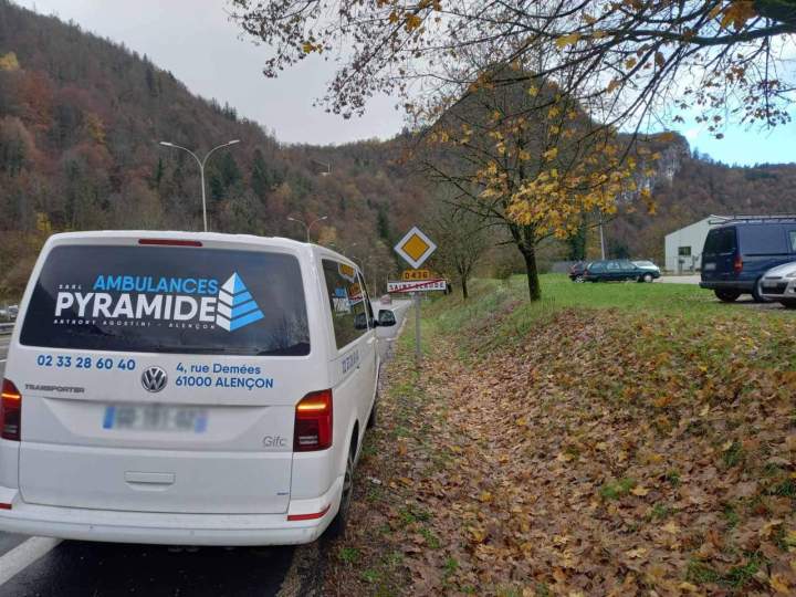 Transport allongé ambulance Alençon